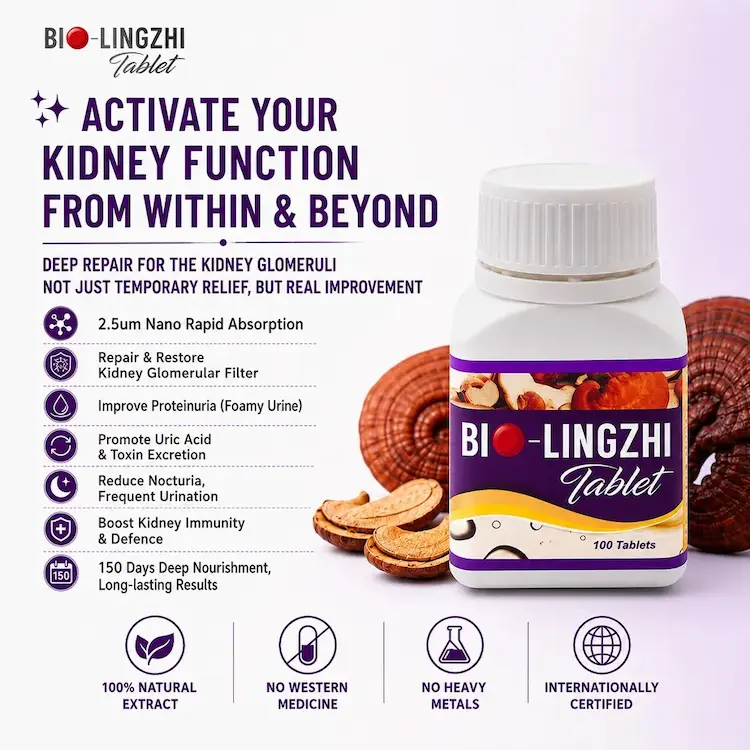 Bio Lingzhi King bottle close-up
