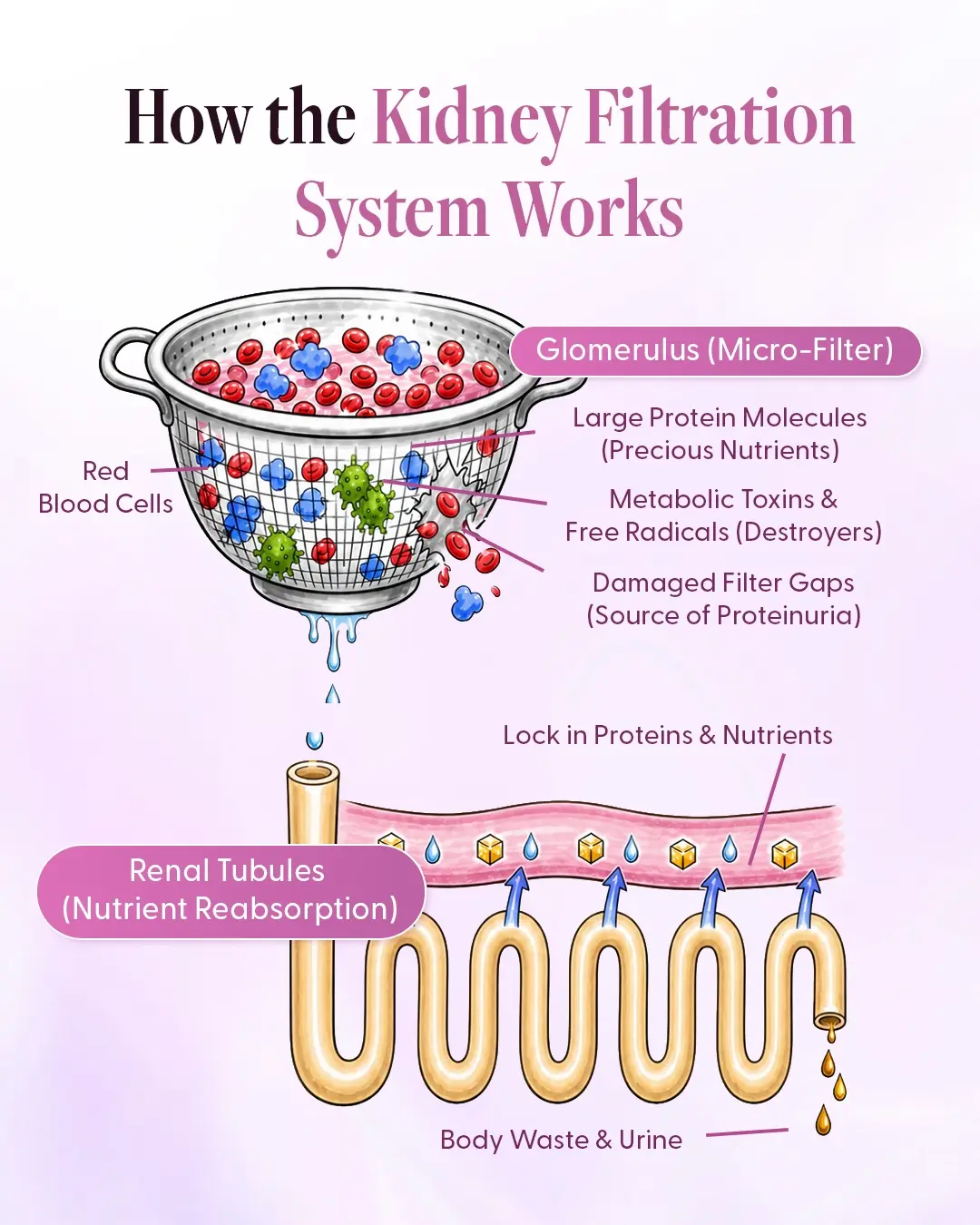 Kidney filtration diagram